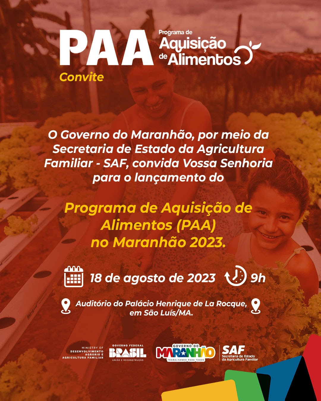 Governo abre a 1ª Feira Maranhense da Agricultura Familiar com anúncio de  programas e investimentos